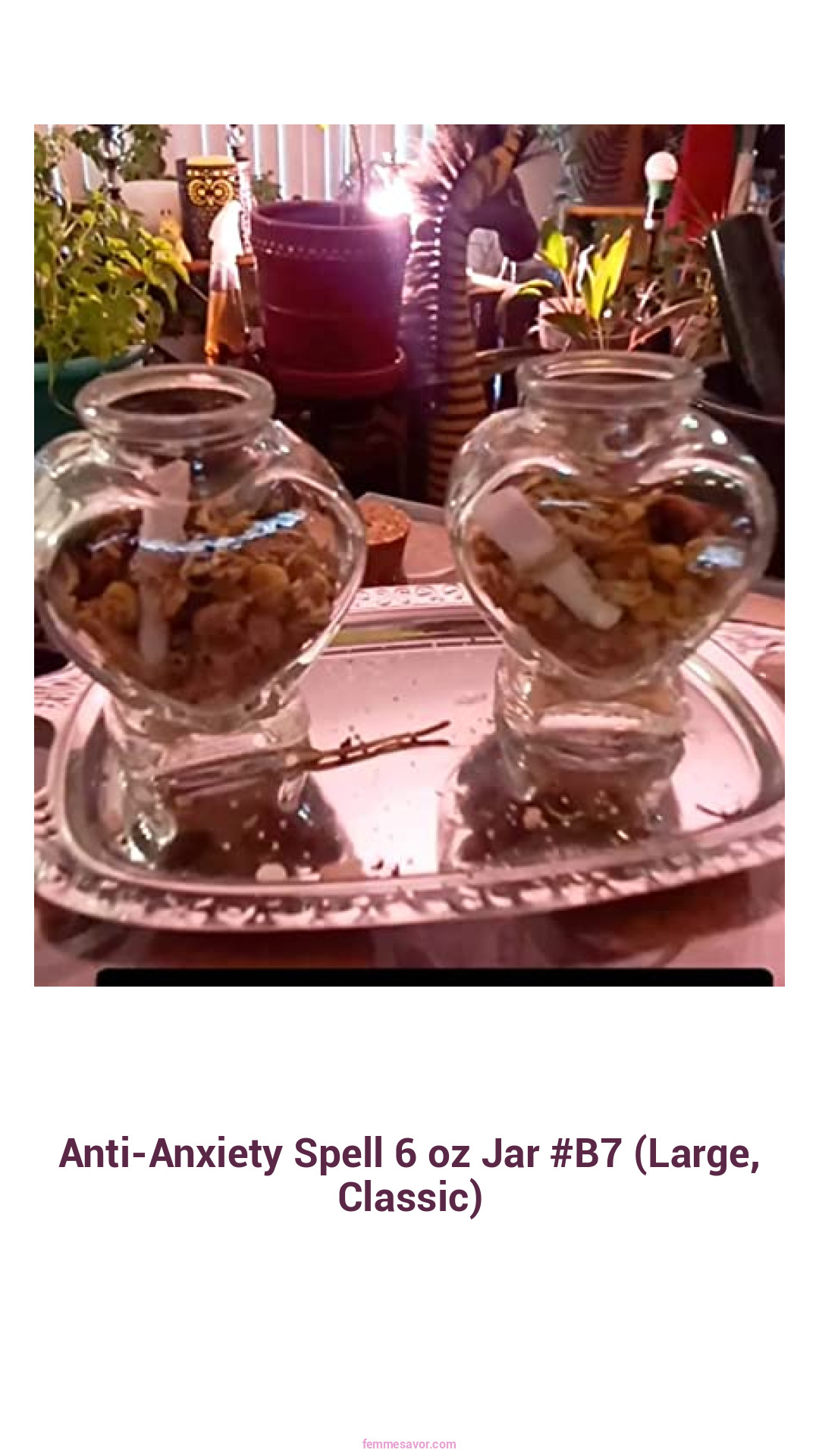 Anti-Anxiety Spell 6 oz Jar #B7 (Large, Classic)