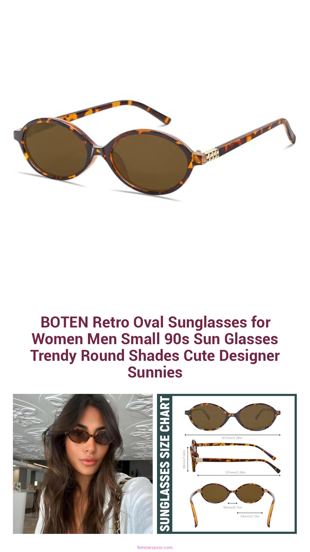 BOTEN Retro Oval Sunglasses for Women Men Small 90s Sun Glasses Trendy Round Shades Cute Designer Sunnies BOTEN Retro Oval Sunglasses for Women Men Small 90s Sun Glasses Trendy Round Shades Cute Designer Sunnies