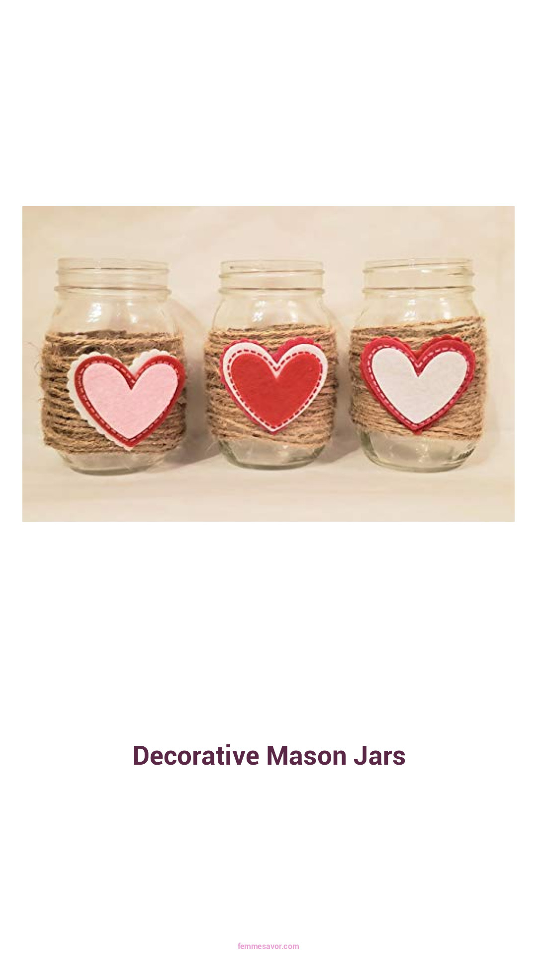 Decorative Mason Jars