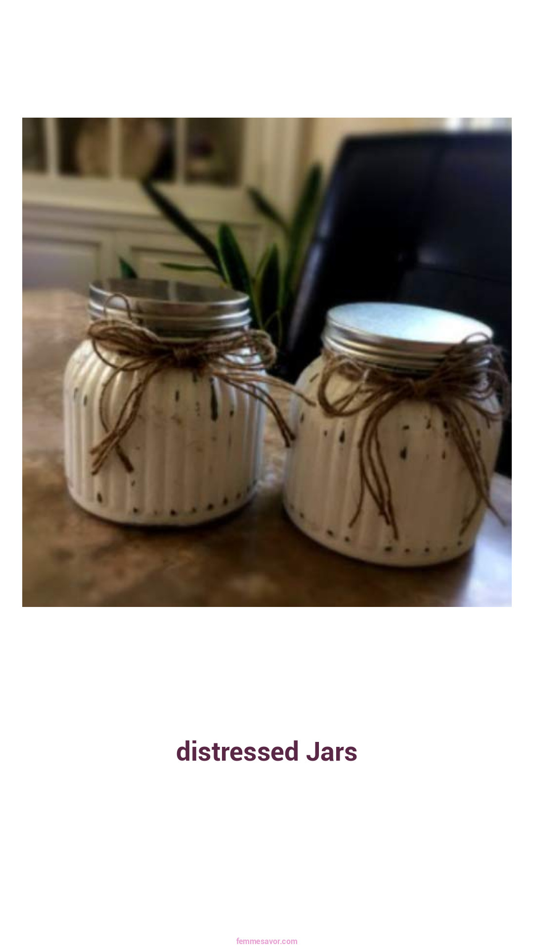 distressed Jars