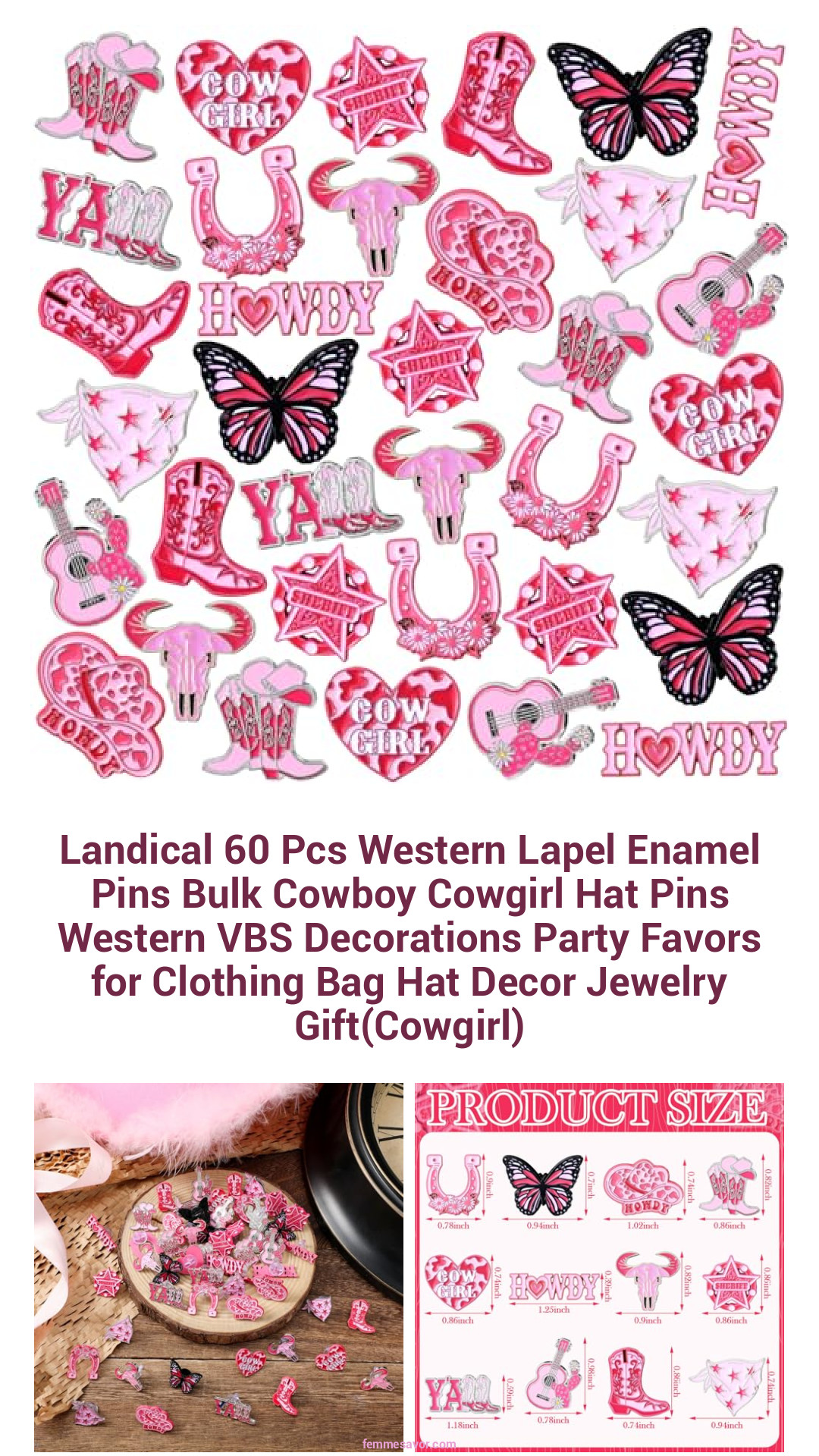 Landical 60 Pcs Western Lapel Enamel Pins Bulk Cowboy Cowgirl Hat Pins Western VBS Decorations Party Favors for Clothing Bag Hat Decor Jewelry Gift(Cowgirl) Landical 60 Pcs Western Lapel Enamel Pins Bulk Cowboy Cowgirl Hat Pins Western VBS Decorations Party Favors for Clothing Bag Hat Decor Jewelry Gift(Cowgirl)