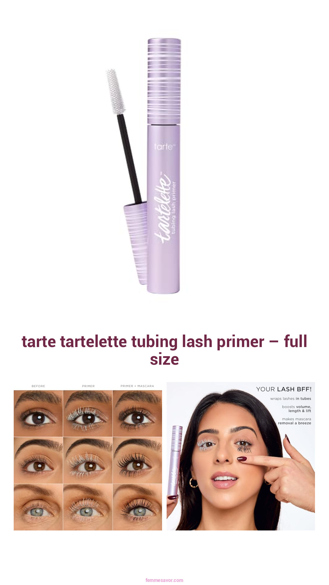 tarte tartelette tubing lash primer – full size