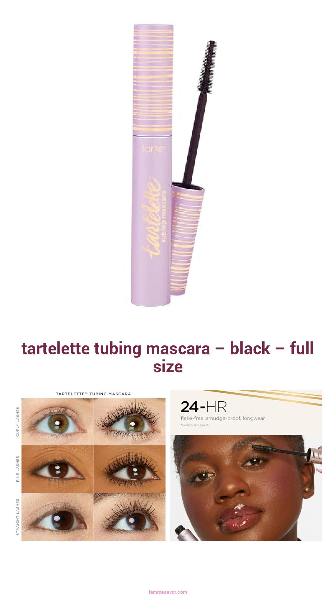 tartelette tubing mascara – black – full size