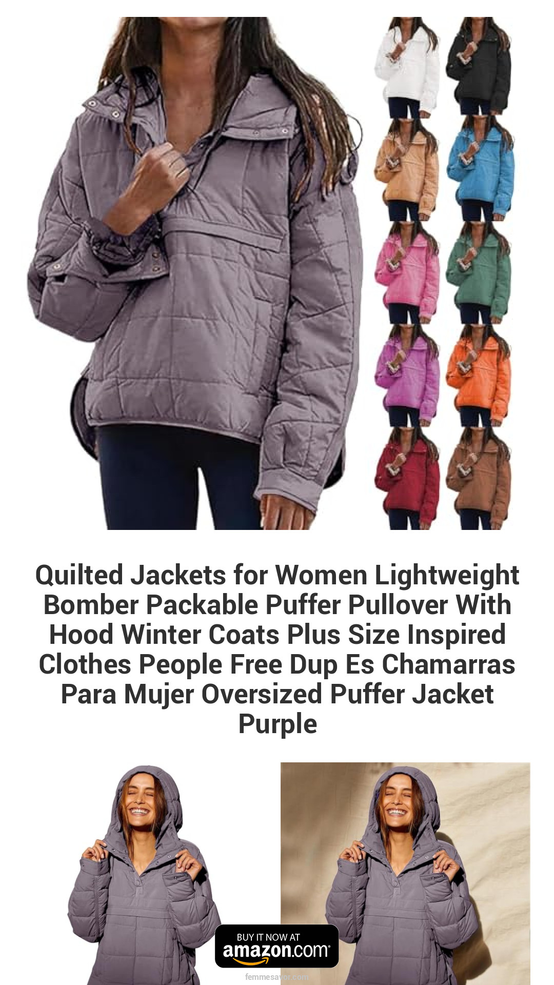 Quilted Jackets for Women Lightweight Bomber Packable Puffer Pullover With Hood Winter Coats Plus Size Inspired Clothes People Free Dup Es Chamarras Para Mujer Oversized Puffer Jacket Purple Quilted Jackets for Women Lightweight Bomber Packable Puffer Pullover With Hood Winter Coats Plus Size Inspired Clothes People Free Dup Es Chamarras Para Mujer Oversized Puffer Jacket Purple